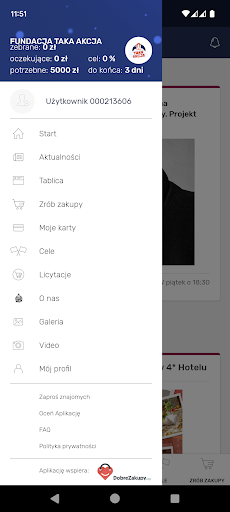 Android application Taka Akcja screenshort