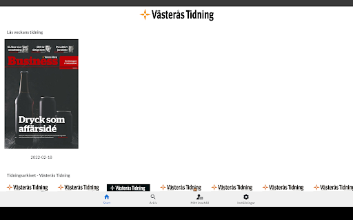 Västerås Tidning e-tidning