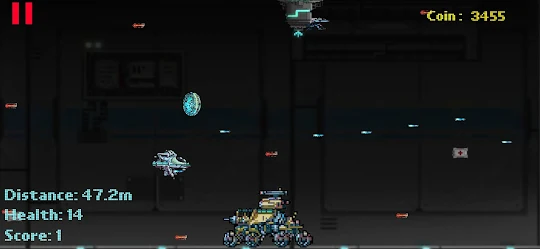 Sci-fi Flyer: Pixel Battle