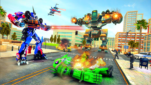 Truck Robot Transform Game Screen 2