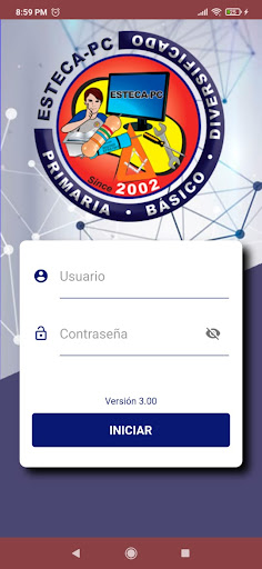 Android application Colegio ESTECA-PC screenshort