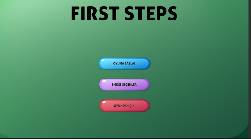 Android application FirstSteps screenshort