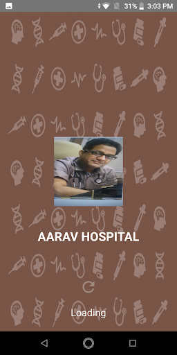 Android application Aarav hospital screenshort