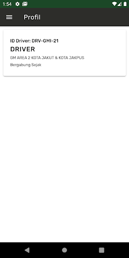 Golden Mom Driver App Screen 3