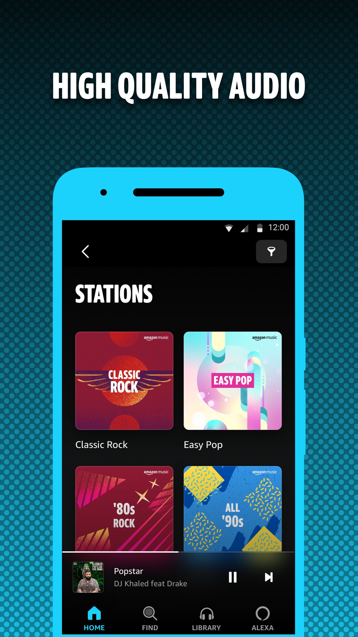Android application Amazon Music: Discover Songs screenshort