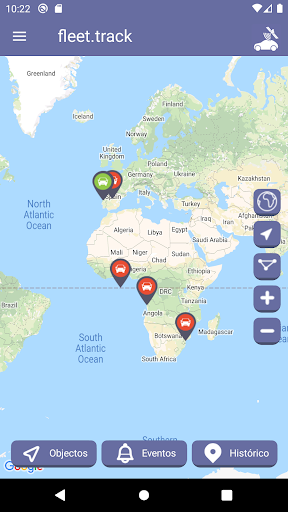 Android application fleet.track - Mobile screenshort