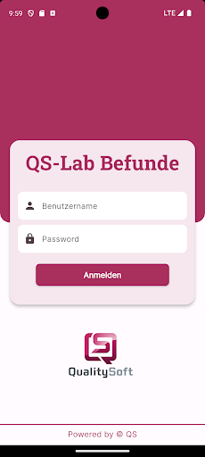 Android application QS-Lab Befunde screenshort