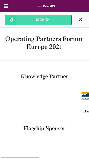 Operating Partners Forum 2021 Screen 3