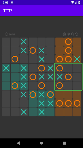 Tic-Tac-Toe-Squared Screen 2
