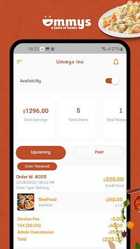 Android application Ummys Chef screenshort