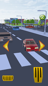 City Car Race Lowpoly 3D