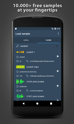 Samply - DJ Sampler Screen 2