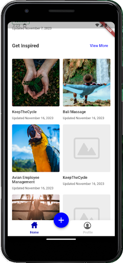 Android application QuantumByte: AI App Builder screenshort