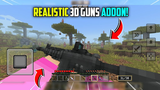 Android application Guns Weapons Mod for MCPE screenshort