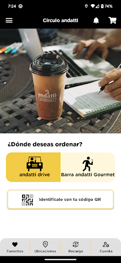 Android application Círculo andatti screenshort