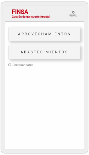 Android application Finsa Forestal Transporte screenshort