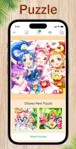 Precure Game Puzzle プリキュアシリーズ