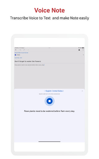 Screenshot of Voice Notes & Voice Memo +