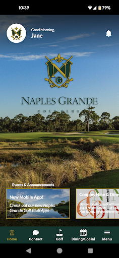 Android application Naples Grande Golf Club screenshort