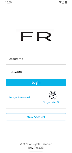 Android application Finity Risk Mobile screenshort