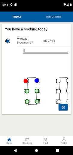 Android application Areo Hybrid Work screenshort