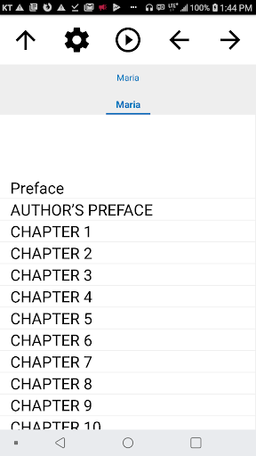 Android application Book, Maria screenshort