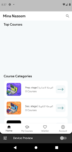 Android application Mina Nazeem screenshort