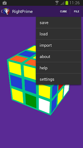 RightPrime Cube Solver Screen 3