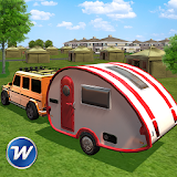 Camper Van Trailer Truck Driving Simulator icon