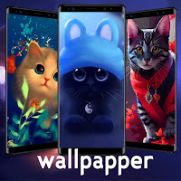 Cute Cat Cartoon Wallpaper