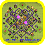Town Hall 7 Hybrid Base Layouts icon