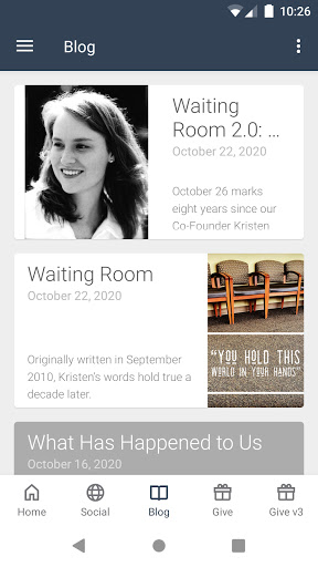 Inheritance of Hope Hope@Home Screen 3