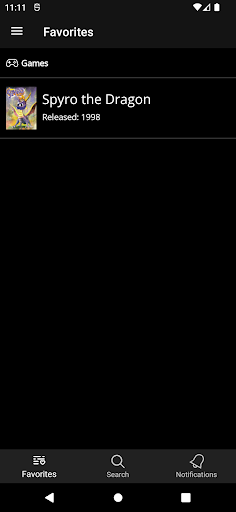 Android application SpeedrunTracker screenshort