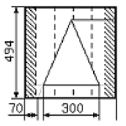 Calculation of the gable roof