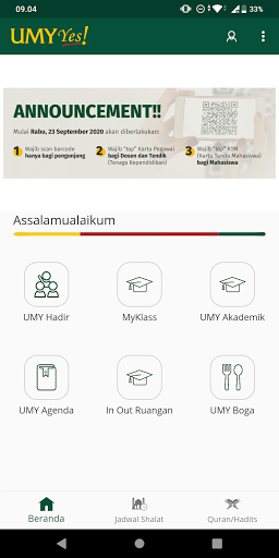 UMY Student Screen 3