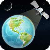 Global Satellite Live Weather Forecast Earth Map icon