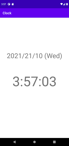 Clock Screen 2