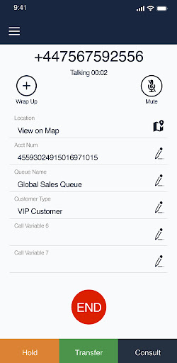 Comstice Mobile Connect Screen 3