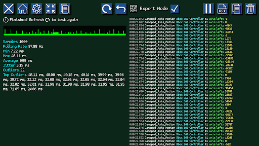 Game Controller Tester Screen 2