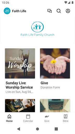 Android application Faith Life Family Church screenshort