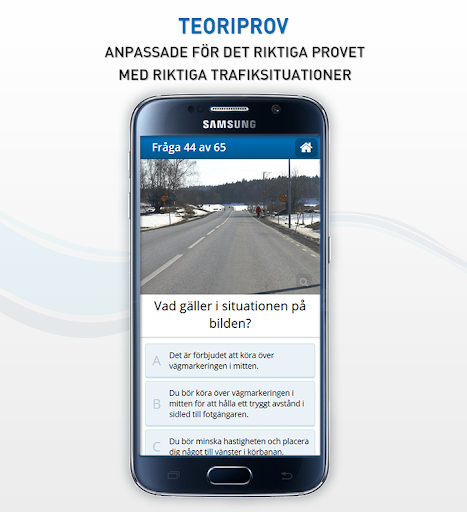 Körkort Teori för B-bil Screenshot