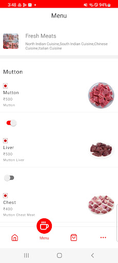 Android application MeatXpresso Vendor screenshort