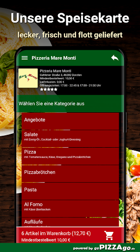 Pizzeria Mare Monti Dorsten