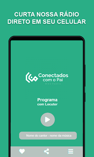 Android application Conectados com o Pai screenshort