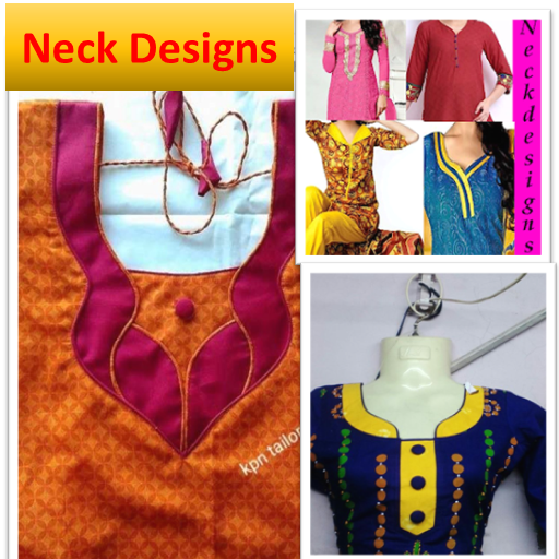 Variety neck designs for kurtis sale