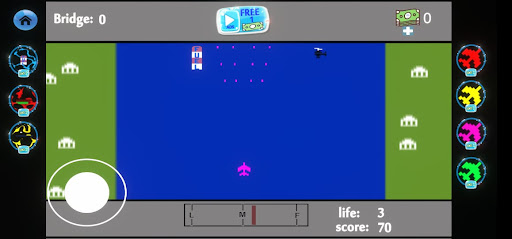 Android application River Raid War screenshort