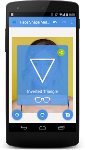 My Face Shape Meter and frames Screenshot