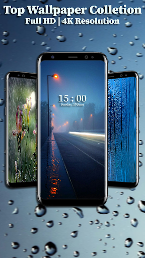 Android application Rain Wallpaper HD screenshort