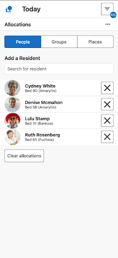 Android application ACE Care screenshort