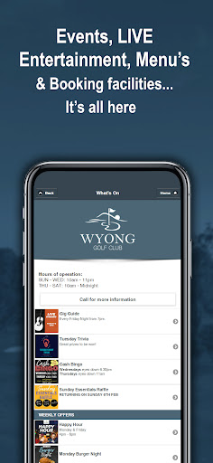 Wyong Golf Club Screen 2